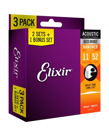 Pack Elixir 2+1 Juegos Acústica 16538 Bronze 11052
