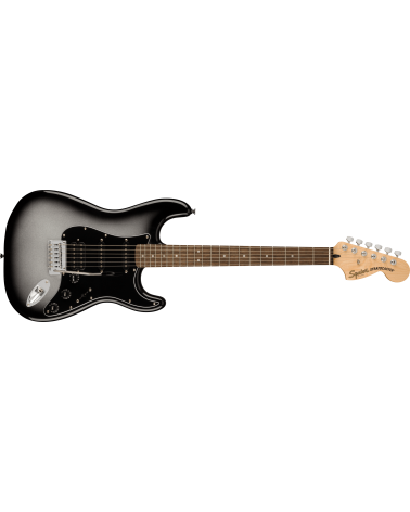 Squier FSR Affinity Series Stratocaster HSS, Laurel Fingerboard, Black Pickguard, Silverburst