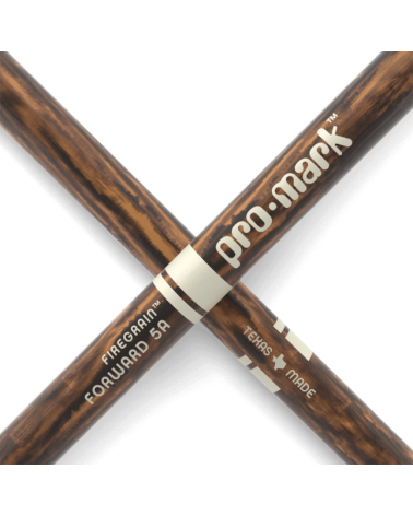 Baqueta ProMark Classic Forward 5A FireGrain, Nogal americano con punta ovalada de madera