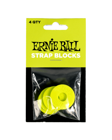 ERNIE BALL STRAP BLOCKS 4UDS. - VERDE 5622