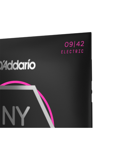 D'Addario NYXL0942. Entorchado de níquel, calibre superfino, 09-42