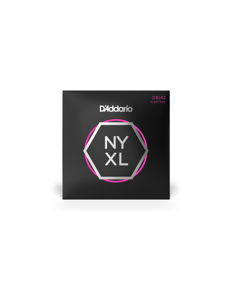 D'Addario NYXL0942. Entorchado de níquel, calibre superfino, 09-42