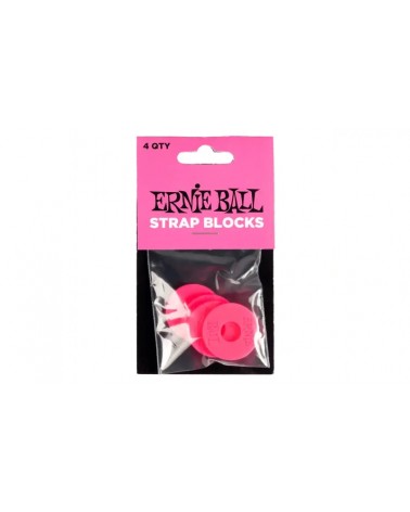 Ernie Ball Strap Blocks 4 Pcs - Rosa