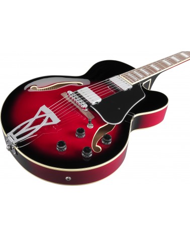 IBANEZ AF75TRS TRANSPARENT RED SUNBURST