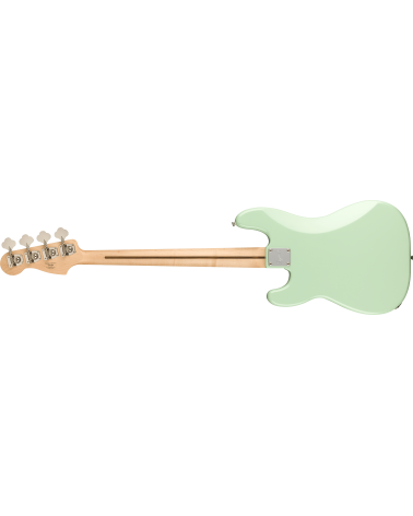 Squier FSR Affinity Series Precision Bass PJ, Maple Fingerboard, White Pickguard, Surf Green