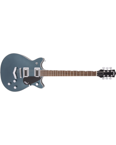 Gretsch G5222 Electromatic Double Jet BT with V-Stoptail, Laurel Fingerboard, Jade Grey Metallic