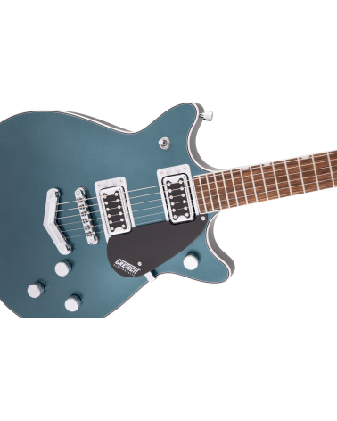 Gretsch G5222 Electromatic Double Jet BT with V-Stoptail, Laurel Fingerboard, Jade Grey Metallic