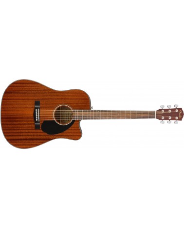 Fender CD-60SCE Dreadnought, Walnut Fingerboard, All-Mahogany