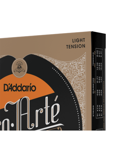 D'Addario EJ43 Pro-Arté Nylon. Cuerdas para guitarra clásica, tensión baja. 3 juegos