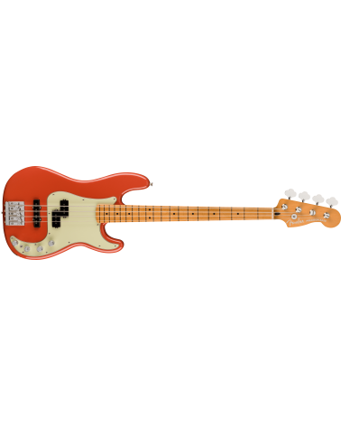 Fender Player Plus Precision Bass, Maple Fingerboard, Fiesta Red