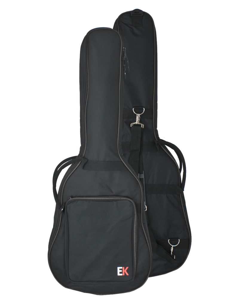 FUNDA PARA GUITARRA CLÁSICA CADETE 3/4 EK DE 10mm NEGRA