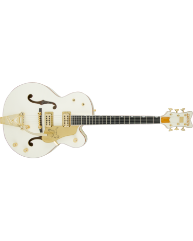 Gretsch G6136T-59 Vintage Select Edition '59 Falcon Hollow Body with Bigsby, TV Jones, Vintage White, Lacquer