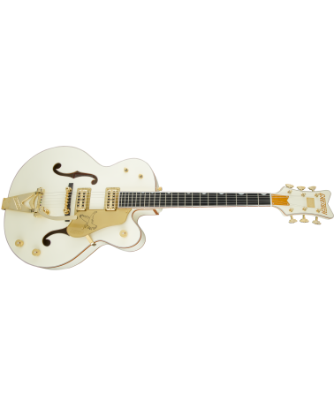Gretsch G6136T-59 Vintage Select Edition '59 Falcon Hollow Body with Bigsby, TV Jones, Vintage White, Lacquer