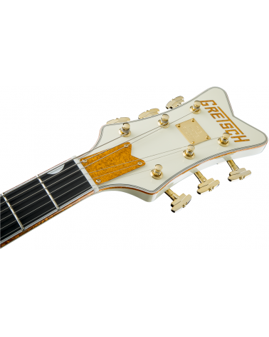 Gretsch G6136T-59 Vintage Select Edition '59 Falcon Hollow Body with Bigsby, TV Jones, Vintage White, Lacquer