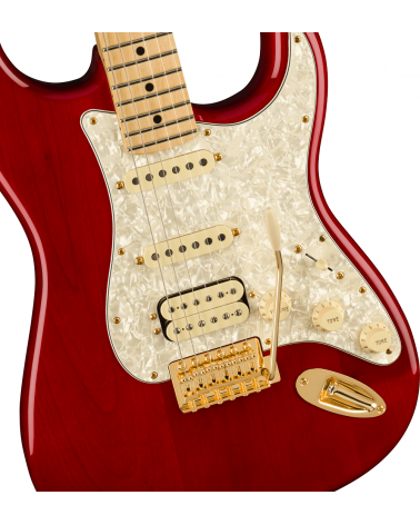 Fender Tash Sultana Stratocaster, Maple Fingerboard, Transparent Cherry