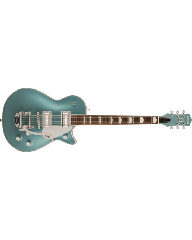 Gretsch G5230T-140 Electromatic 140th Double Platinum Jet with Bigsby, LF, Two-Tone Stone Platinum/Pearl Platinum