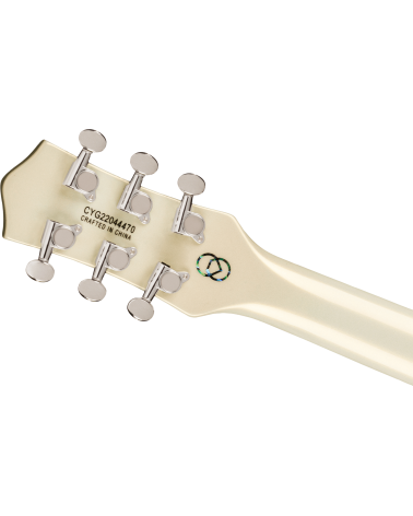 Gretsch G5230T-140 Electromatic 140th Double Platinum Jet with Bigsby, LF, Two-Tone Stone Platinum/Pearl Platinum