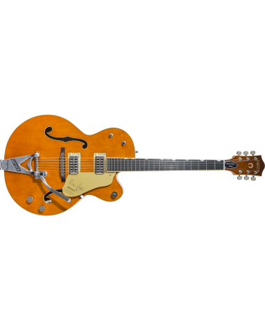 Gretsch G6120T-BSSMK Brian Setzer Signature Nashville Hollow Body '59 "Smoke" with Bigsby, Ebony Fingerboard, Smoke Orange