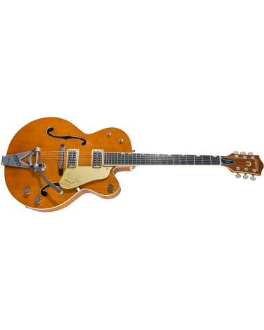 Gretsch G6120T-BSSMK Brian Setzer Signature Nashville Hollow Body '59 "Smoke" with Bigsby, Ebony Fingerboard, Smoke Orange