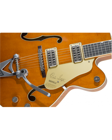 Gretsch G6120T-BSSMK Brian Setzer Signature Nashville Hollow Body '59 "Smoke" with Bigsby, Ebony Fingerboard, Smoke Orange