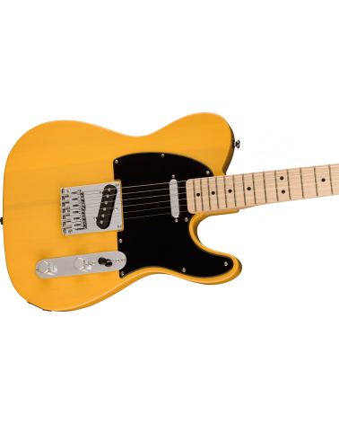 Squier Sonic Telecaster, Maple Fingerboard, Black Pickguard, Butterscotch Blonde