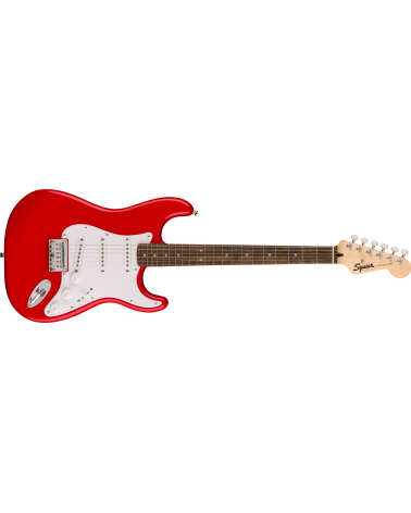 Squier Sonic Stratocaster HT, Laurel Fingerboard, White Pickguard, Torino Red