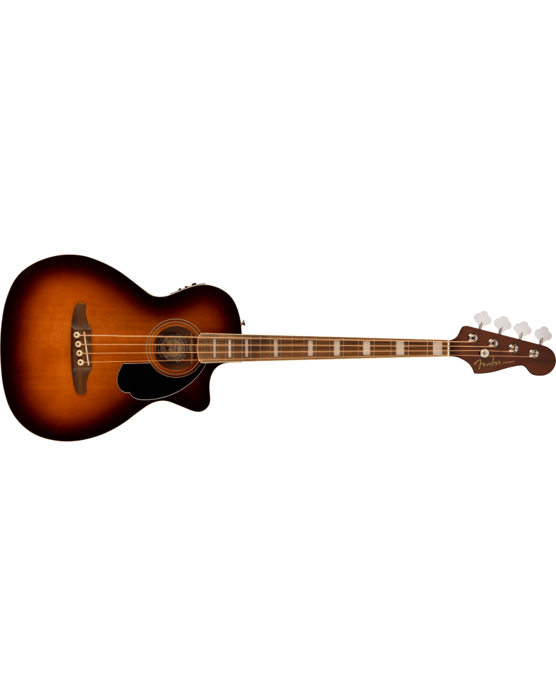 Fender Kingman Bass, Walnut Fingerboard, Black Pickguard, Shaded Edge Burst