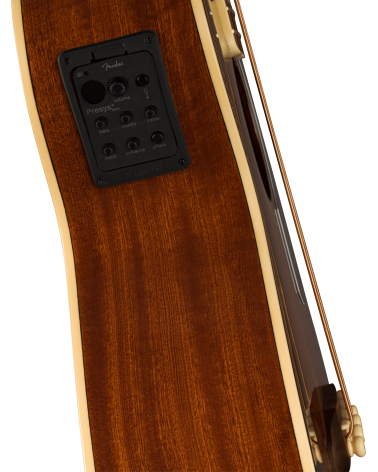 Fender Kingman Bass, Walnut Fingerboard, Black Pickguard, Shaded Edge Burst