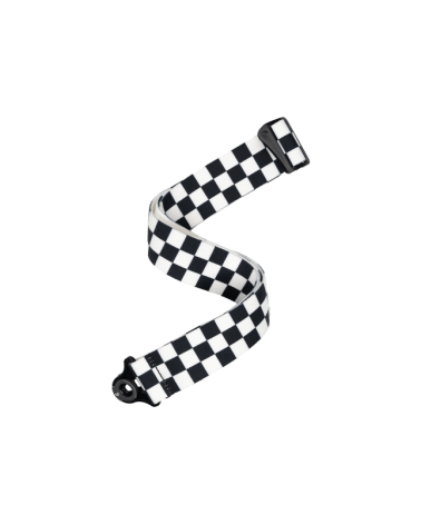 D'Addario Planet Waves Auto Lock Guitar Strap, Skater Checkerboard