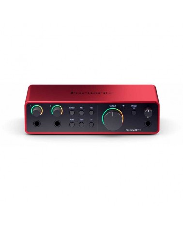 Focusrite Pack de grabación home estudio SCARLETT 2I2 STUDIO 4TH GEN