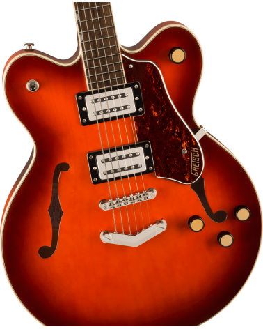 Gretsch G2622 Streamliner Center Block Double-Cut with V-Stoptail, Laurel Fingerboard, Broad’Tron BT-3S Pickups, Fireburst