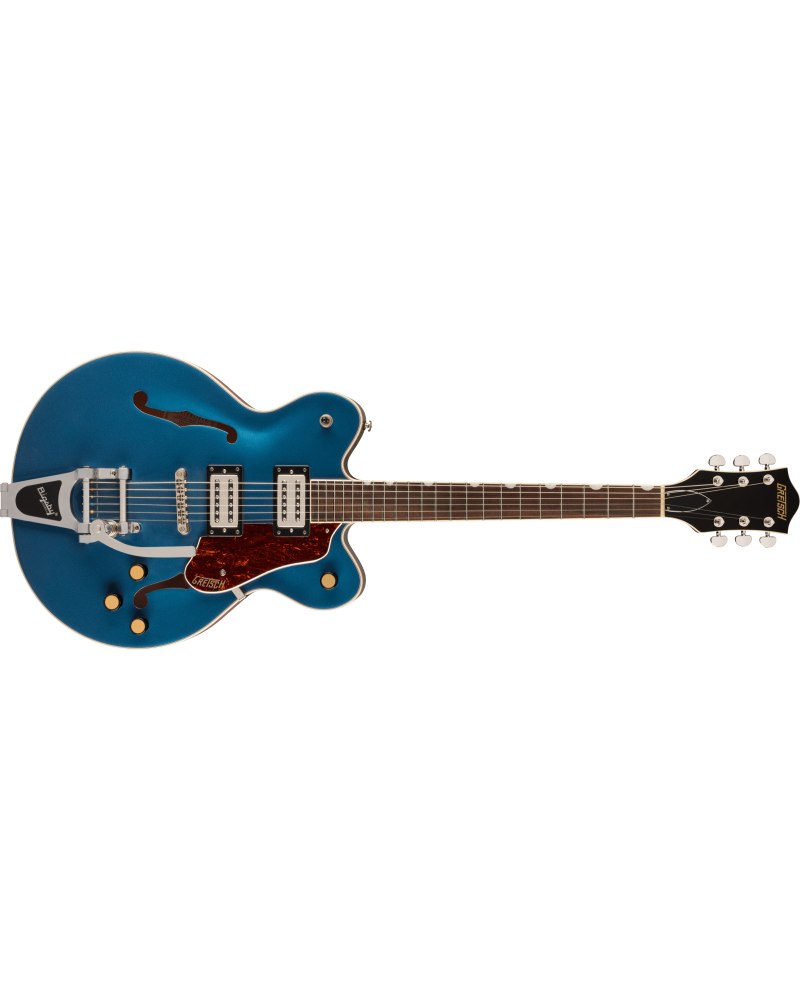 Gretsch G2622T Streamliner Center Block Double-Cut with Bigsby, Laurel Fingerboard, Broad’Tron BT-3S Pickups, Dark Denim
