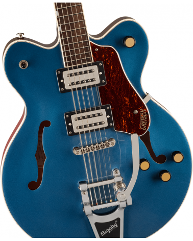 Gretsch G2622T Streamliner Center Block Double-Cut with Bigsby, Laurel Fingerboard, Broad’Tron BT-3S Pickups, Dark Denim