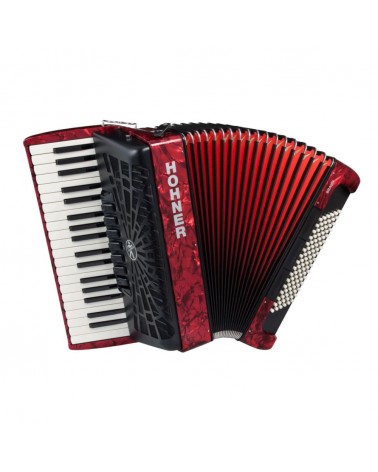 Acordeón Hohner Bravo III 96 A16732 Rojo