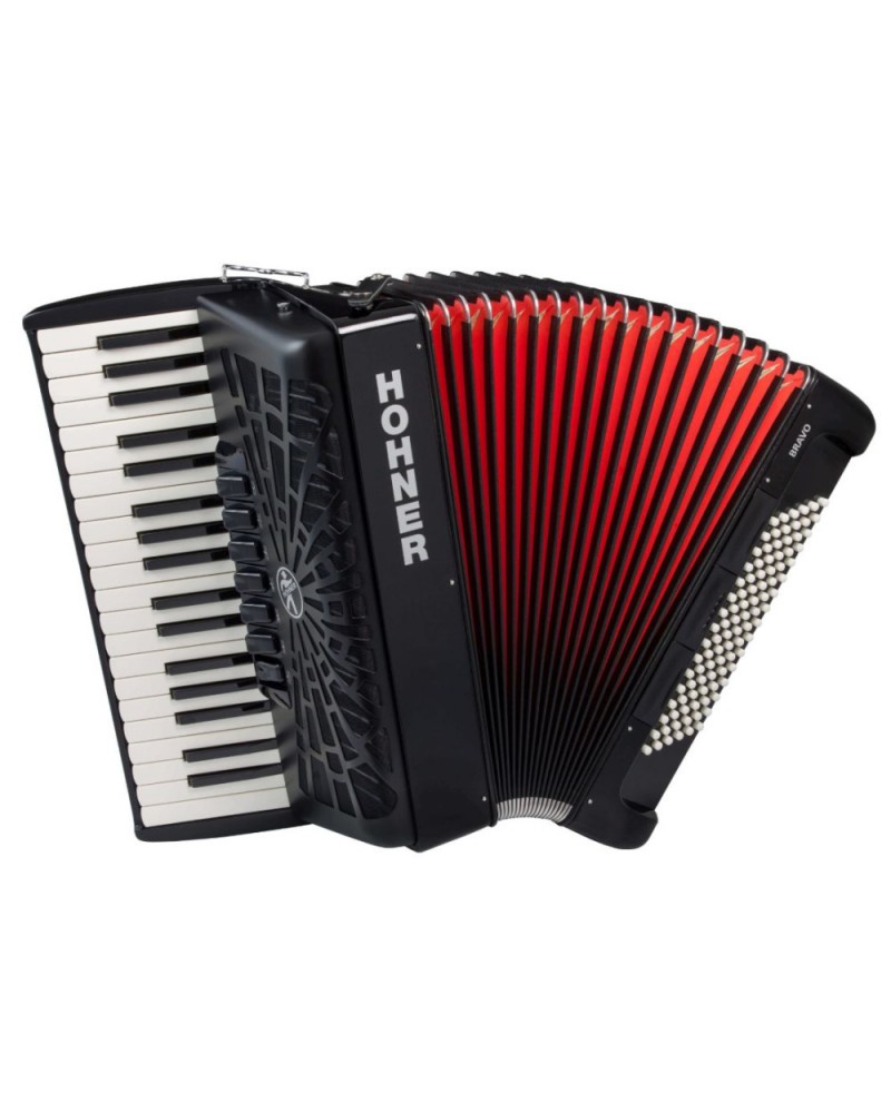 Acordeón Hohner Bravo III 96 A16721 Negro