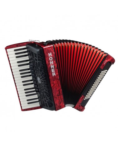 Acordeón Hohner Bravo III 80 A16431 Rojo