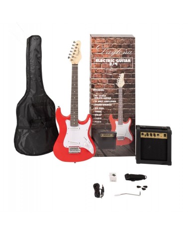 Pack Guitarra Eléctrica Junior Daytona Tipo Stratocaster Rojo