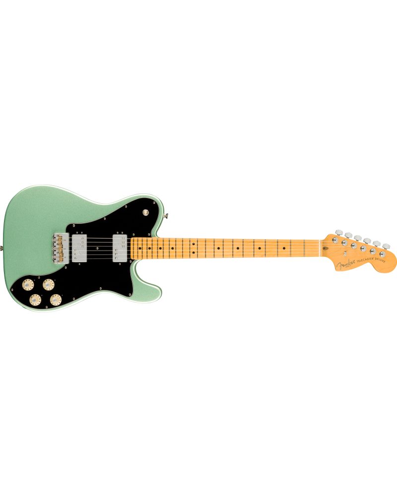Fender American Professional II Telecaster Deluxe, Maple Fingerboard, Mystic Surf Green