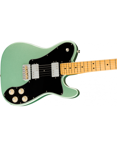 Fender American Professional II Telecaster Deluxe, Maple Fingerboard, Mystic Surf Green