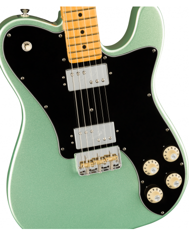 Fender American Professional II Telecaster Deluxe, Maple Fingerboard, Mystic Surf Green