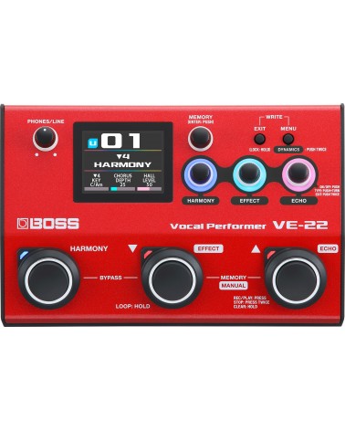 BOSS VE-22 PROCESADOR VOCAL