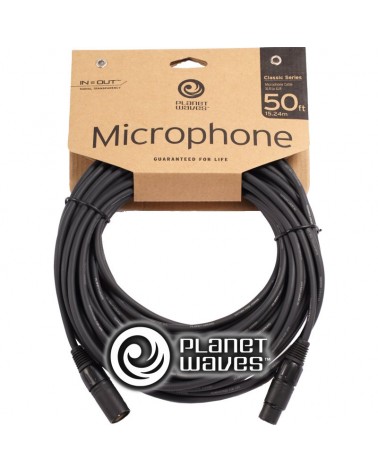 PLANET WAVES PW-CMIC-50 XLR-XLR (15 M.)