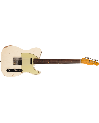 Fender Custom Shop 1963 Telecaster Relic, 3A RW, Aged Olympic White
