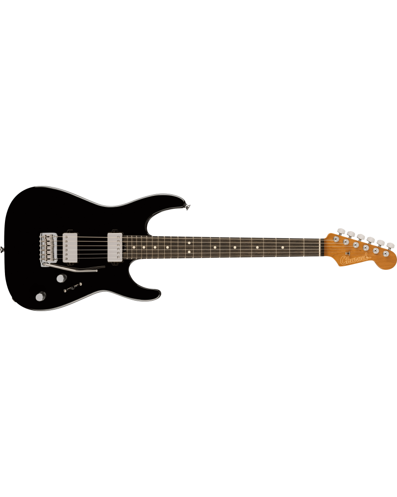 Charvel Super-Stock DKA22 2PT EB, Ebony Fingerboard, Gloss Black