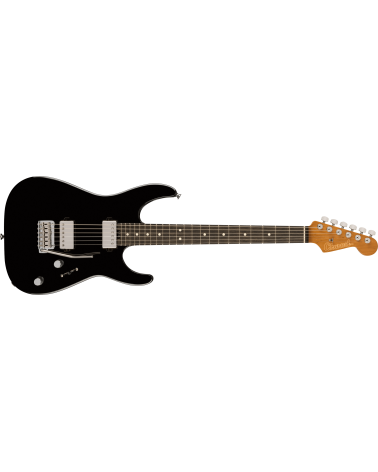 Charvel Super-Stock DKA22 2PT EB, Ebony Fingerboard, Gloss Black