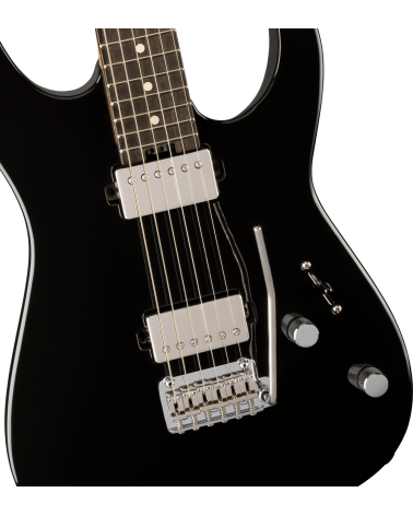 Charvel Super-Stock DKA22 2PT EB, Ebony Fingerboard, Gloss Black