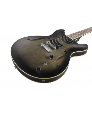 Ibanez AS53-TKF Transparent Black Flat