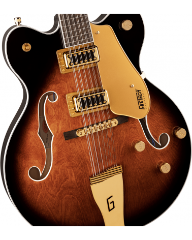 Gretsch G5422G-12 EMTC Classic Hollow Body Double-Cut 12-String with Gold Hardware, LF, SBB