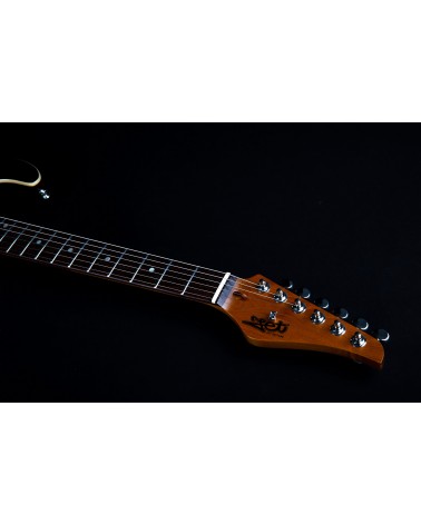 Guitarra Eléctrica Jet JS450-QTBR Transparent Brown