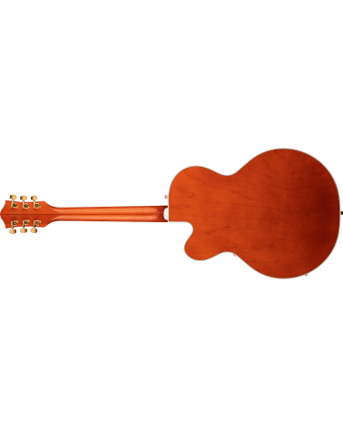 Grestch G6120TG Players Edition Nashville Hollow Body with String-Thru Bigsby and Gold Hardware, Ebony Fingerboard, Orange Stain